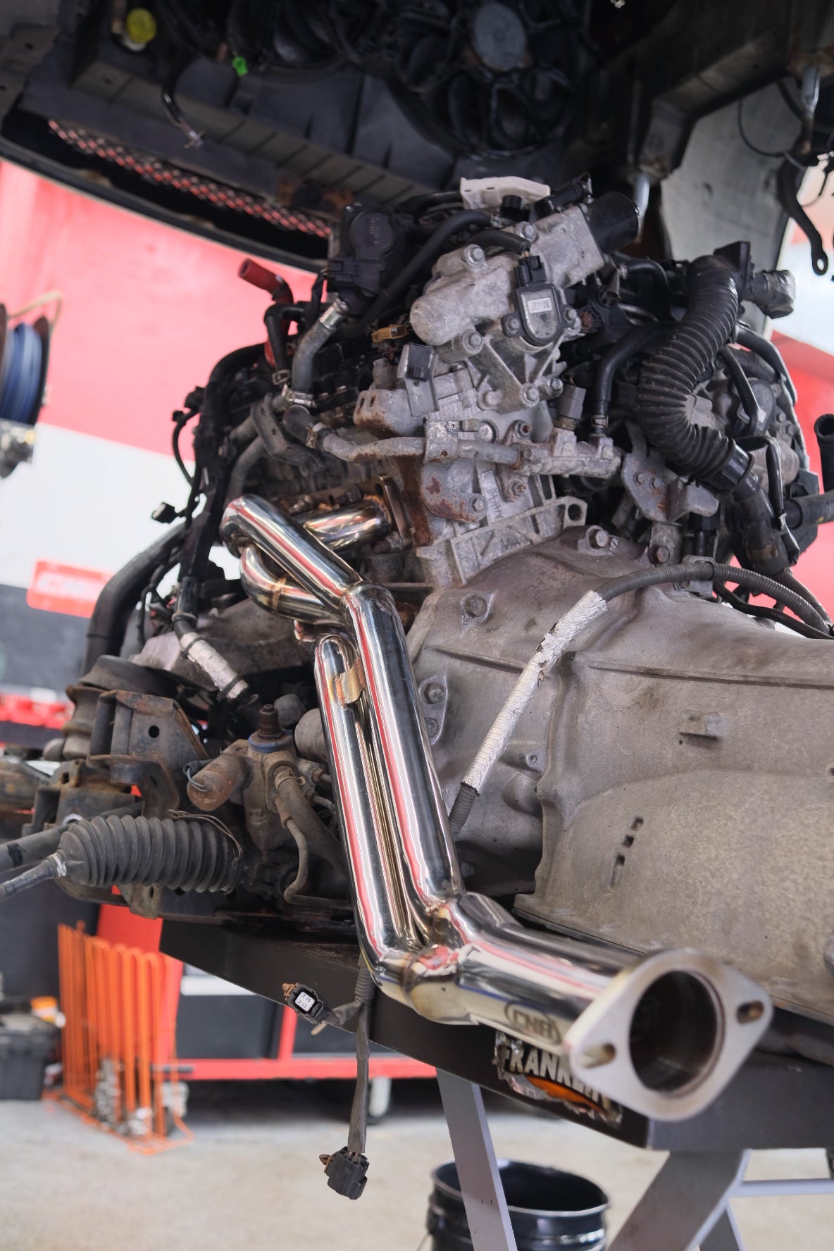 CNA 304 STAINLESS STEEL LONG TUBE HEADERS VQ35DE VQ35HR VQ37VHR AWD RWD